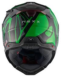 NEXX Helmet X.WST3 B-SIDE CARBON BLACK-GREEN