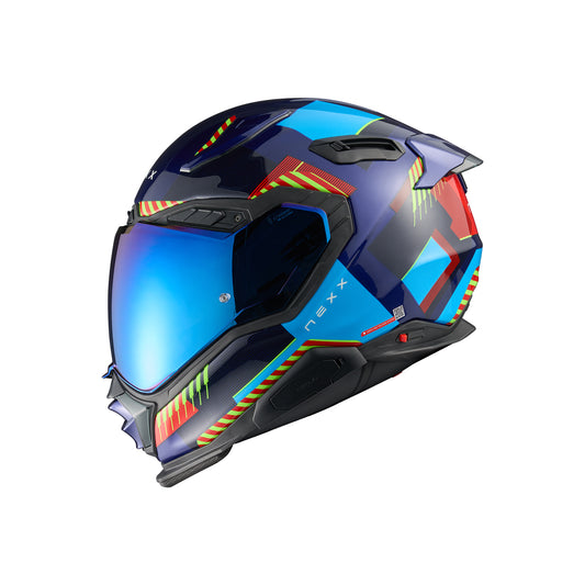 Nexx Helmet X.WST3 FLUENCE BLUE.RED