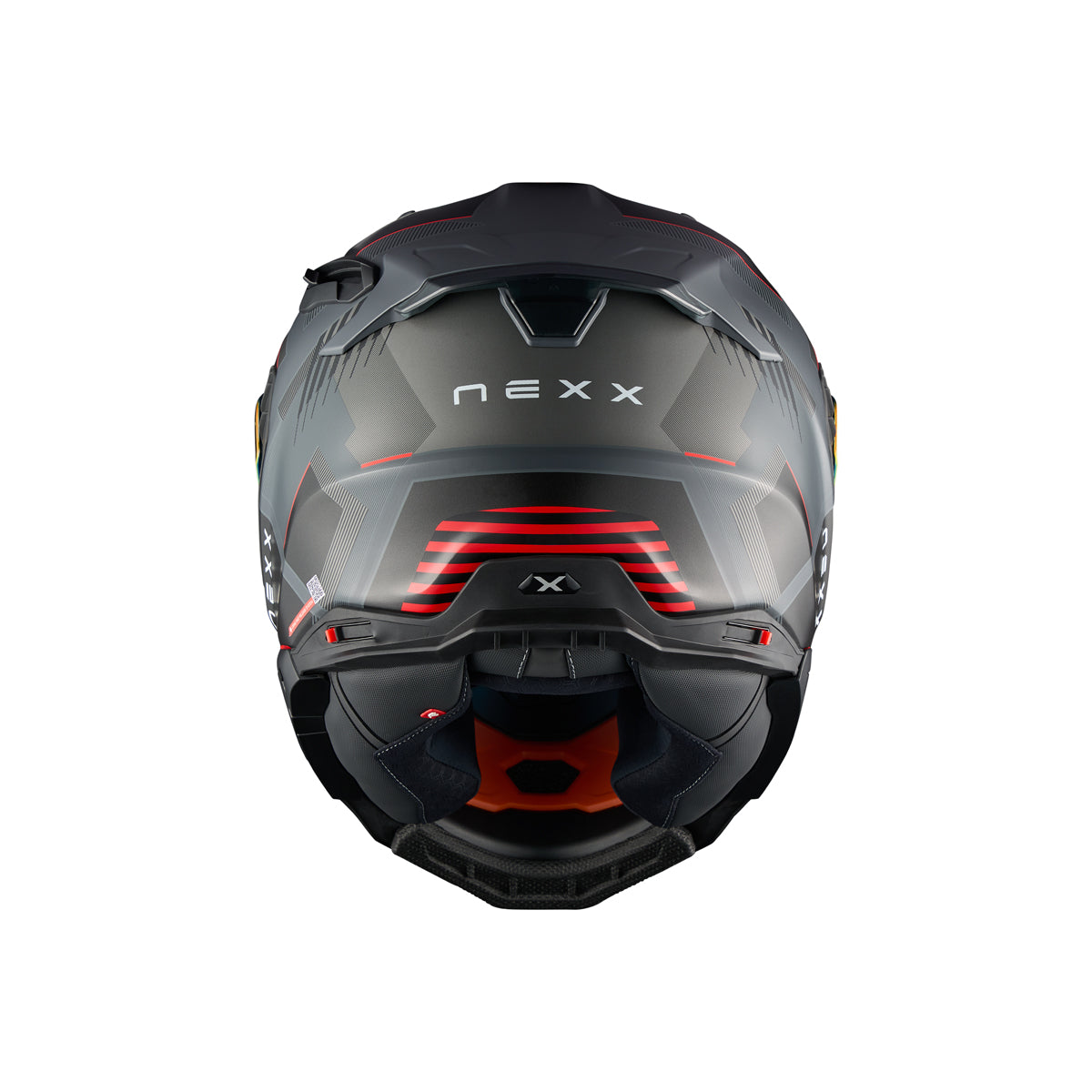 Nexx Helmet X.WST3 FLUENCE GREY.RED