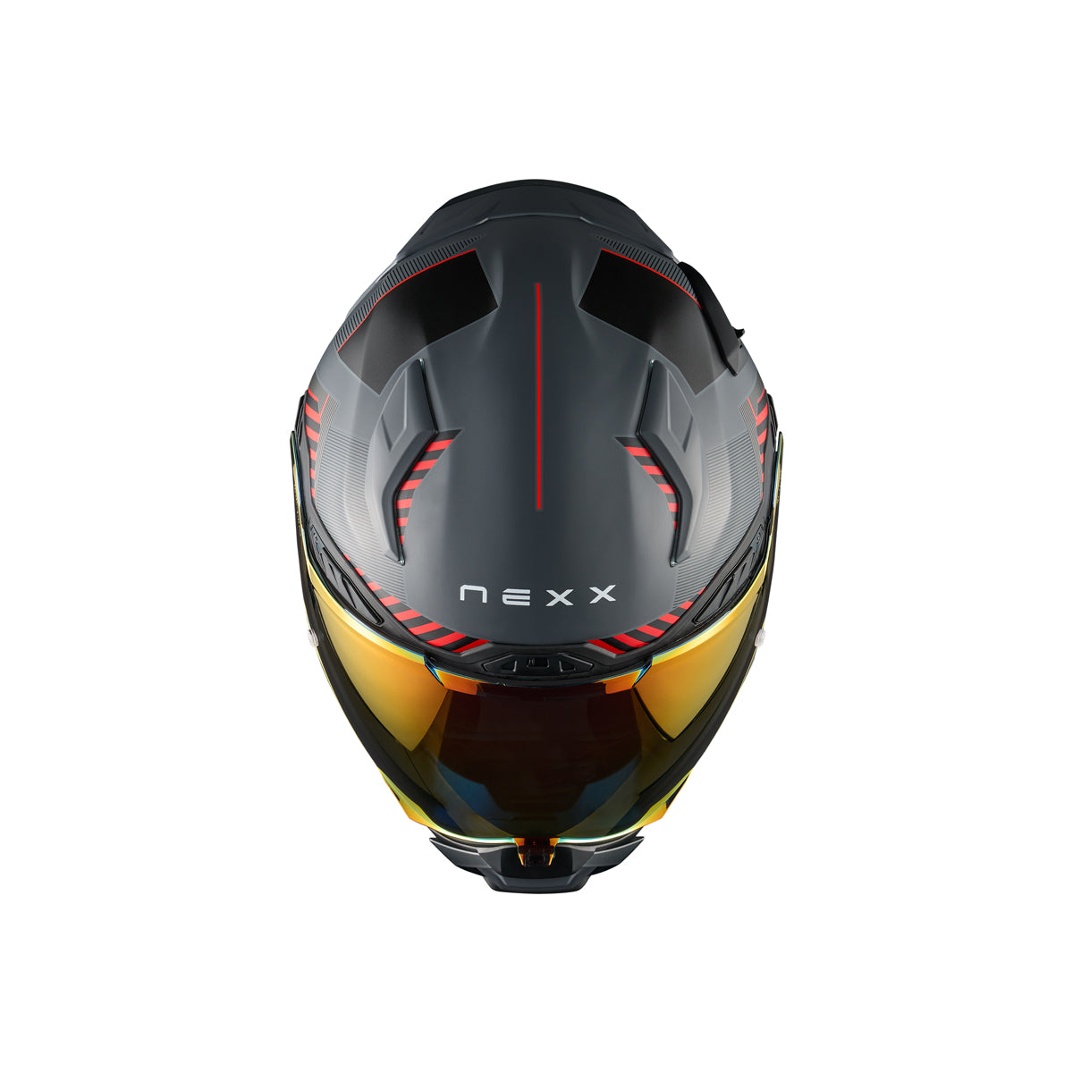 Nexx Helmet X.WST3 FLUENCE GREY.RED